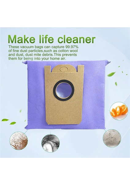 Robovac L35 HYBRIDL35 Hybrid+ LR30 Hybrid Için 8 Adet Toz Torbası (Yurt Dışından) indirimleri