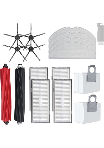 Ana Yan Fırça Mop Hepa Filtre Toz Torbası (Yurt Dışından) indirimleri