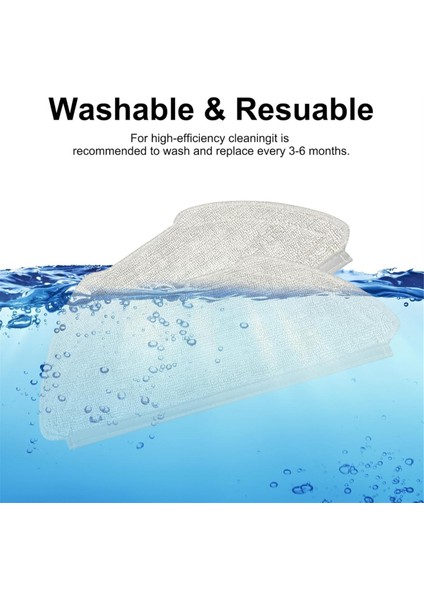 T20 Vakum Robot Aksesuarları Için 6 Adet Mop Bezi Pedleri (Yurt Dışından) fırsatları