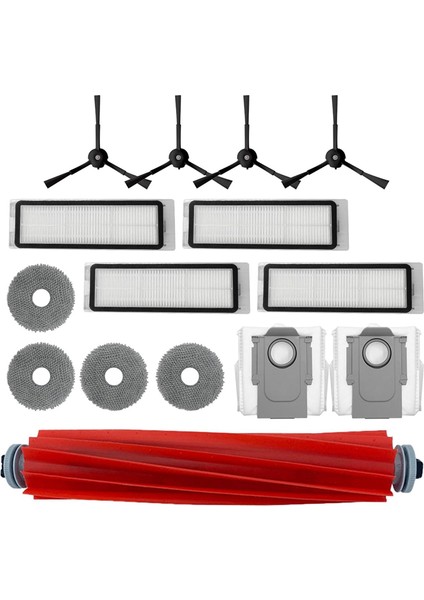 Ana Yan Fırça Hepa Filtre Paspas Bezi Toz Torbaları Yedek Parça Takımı (Yurt Dışından) modelleri