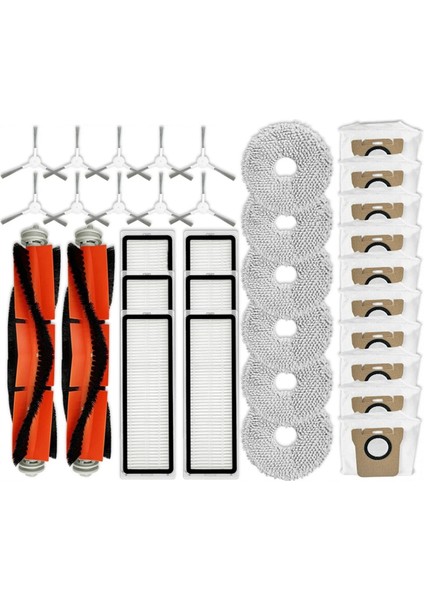 C102CN Robot Ana Yan Fırça Hepa Filtre Paspas Pedi Toz Torbası (Yurt Dışından) fiyatları