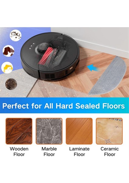 S8 Maxv Ultra Için Mop Bezi Pedleri (Yurt Dışından) indirimleri