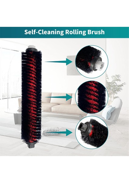 S8 S8+ S8 Plus S8 Pro Ultra Robot Süpürge Çift Ana Fırça (Yurt Dışından) fırsatları