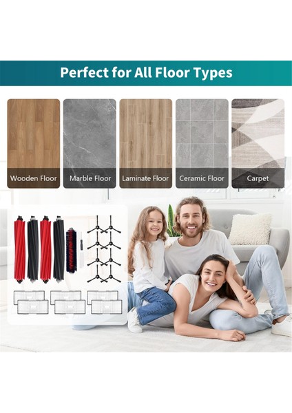 S8 S8+ S8 Plus S8 Pro Ultra Robot Süpürge Çift Ana Fırça (Yurt Dışından) indirimleri