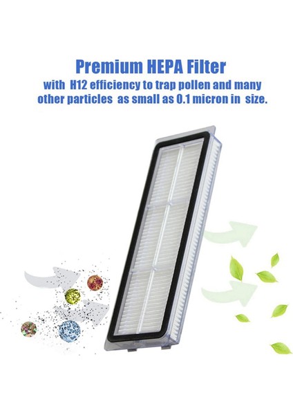 Bot D10 Plus RLS3D Hepa Filtre Ana Yan Fırça Toz Torbası (Yurt Dışından) fırsatları