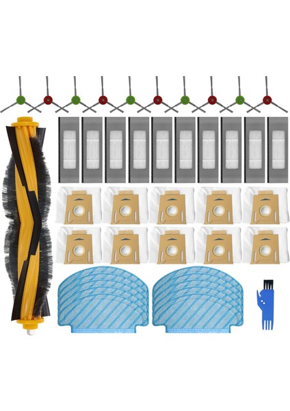 Debot Ozmo T8+N8 Pro Ana Yan Fırça Filtre Paspas Toz Torbası Için (Yurt Dışından) fiyatları