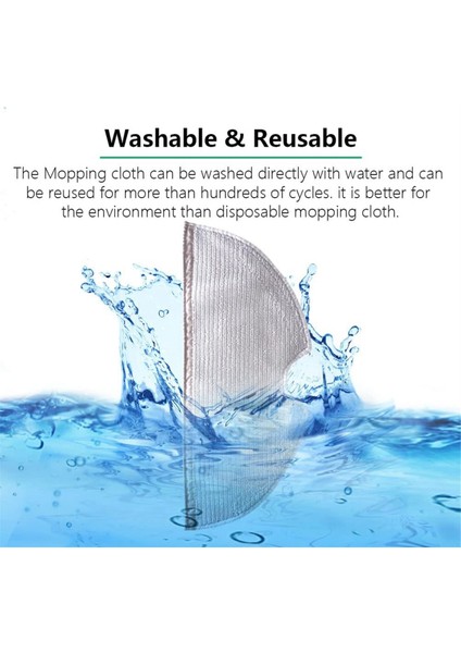 Robot Süpürgeler Için Paspas Bezleri Pedler Su Tankı Filtreleri (Yurt Dışından)