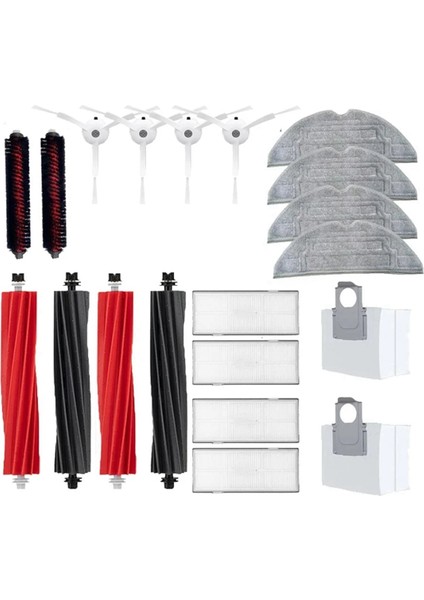 S8 Pro Ultra Ana Yan Fırça Paspas Bezi Filtre Toz Torbası-B (Yurt Dışından) fiyatları