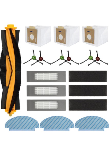 N10 Plus T9+ N8 Pro+Robot Süpürge Için Aksesuar Kiti (Yurt Dışından) fiyatları