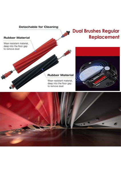 S8 Maxv Ultra Robot Süpürge Ana Yan Fırçası (Yurt Dışından) modelleri
