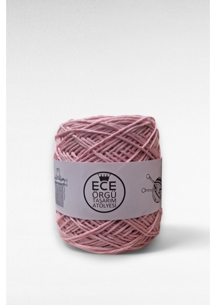 I Bambusrose Pembe Renkli %50 Bambu %50 Koton El Örgü