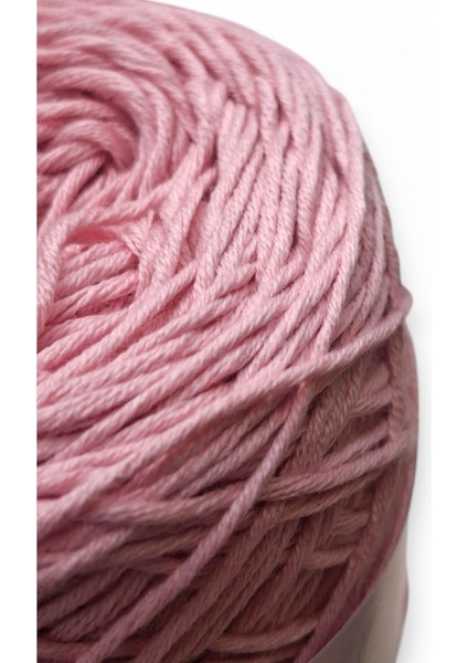 I Bambusrose Pembe Renkli %50 Bambu %50 Koton El Örgü