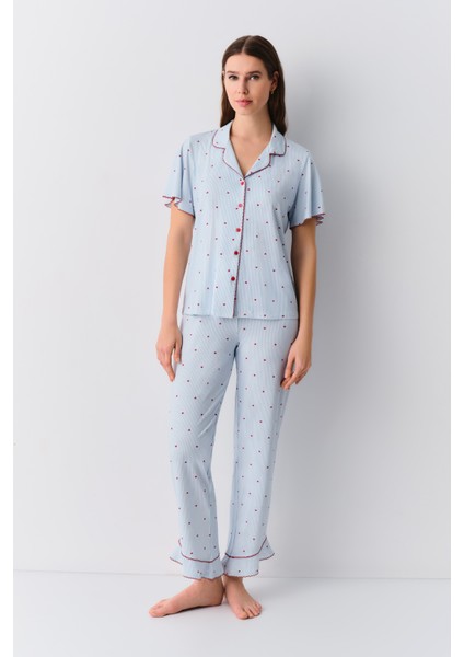 Stria Maskülen Pijama Takımı