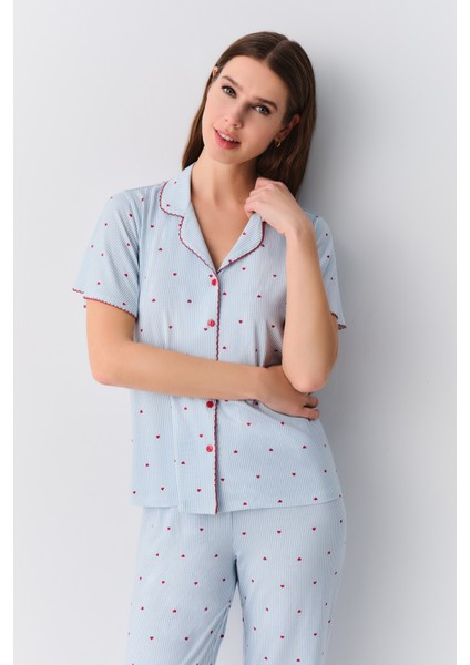 Stria Maskülen Pijama Takımı