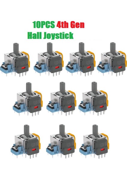 Oyun Konsolu Için 10 Adet 4. Nesil Hall Elektromanyetik Joystick (Yurt Dışından) fiyatları