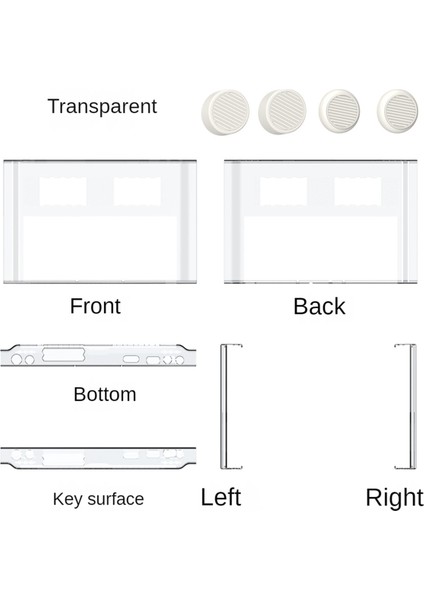 Legion Go Monitör Oyun Konsolu Için Salıncak Kapağı Transprent (Yurt Dışından) fiyatları