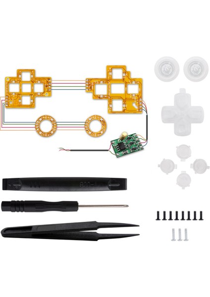 Oyun Konsolu Için Aydınlatmalı D-Pad Başparmak Çubukları Dtf LED Kiti (Yurt Dışından)