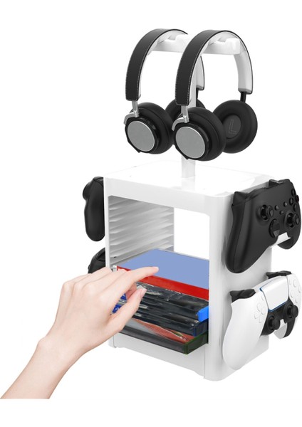 Çok Işlevli Oyun Standı / Beyaz (Yurt Dışından) fırsatları