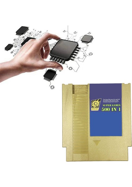 1 2 3 6 7 8e Için Oyun Konsolu Için 500-IN-1 Oyun (Yurt Dışından)