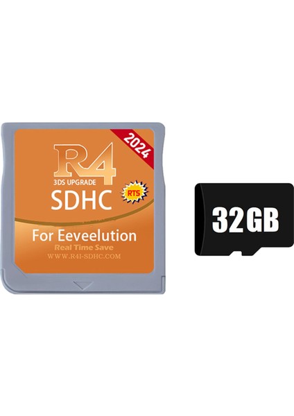 Eeveelution 3DSLLN3DS Için R4 Oyun Kartı 32 GB Hafıza Kartı ile (Yurt Dışından)
