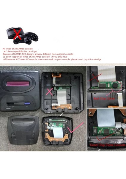 Megadrive Için 196'SI 1 Arada Çoklu Oyun (Yurt Dışından) modelleri