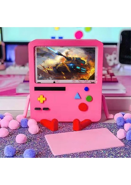 Tutucu Taban Oyun Konsolu Depolama Rafı Pembe (Yurt Dışından)