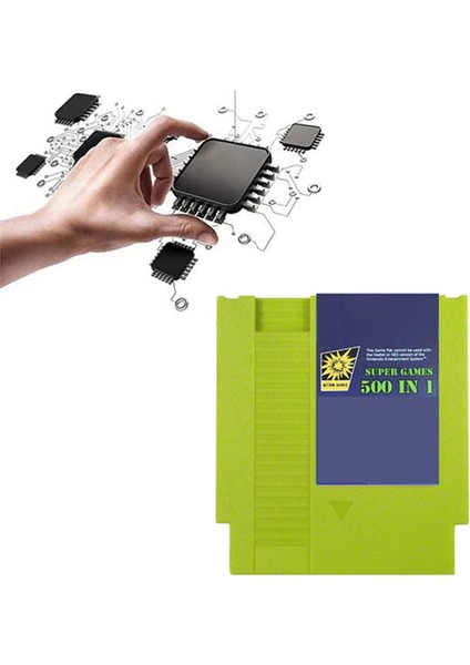 1 2 3 6 7 8c Için Oyun Konsolu Için 500-IN-1 Oyun (Yurt Dışından)