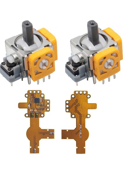 Oyun Konsolu Joystick'i Için 3D Analog Joystick+Kalibrasyon Kartı (Yurt Dışından)