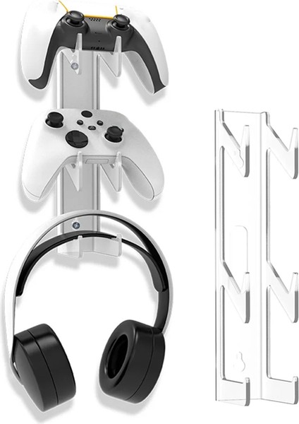 Denetleyici Standı Için 2 Katmanlı Evrensel Oyun Denetleyicisi Kulaklık Standı (Yurt Dışından)