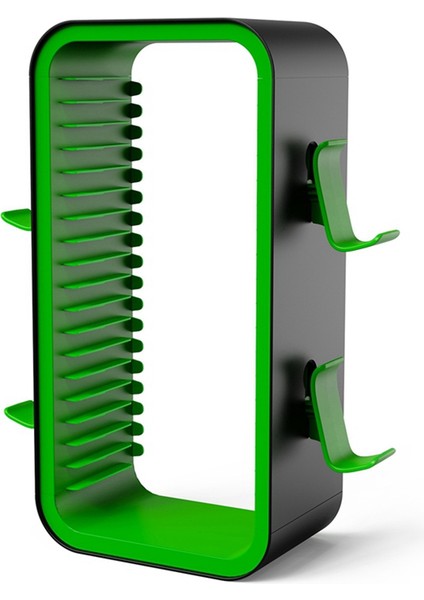 Çok Fonksiyonlu Disk Rafı Için Oyun Depolama Rafı Siyah-Yeşil (Yurt Dışından)