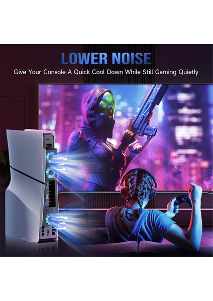 Ince Konsol Için Rgb Işık Soğutma Fanı 3 Fanlı USB 3.0 Portu (Yurt Dışından) indirimleri