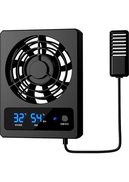 LED Ekranlı Sürüngen Tankı Için Akıllı Soğutma Fanı Santigrat Derece (Yurt Dışından)