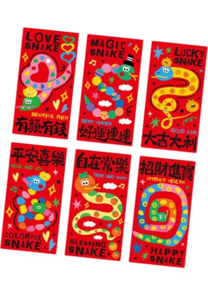 6x 2025 Çin Yıırmızı I Mezuniyet Hediyeleri Için Hong Bao (Yurt Dışından) fırsatları