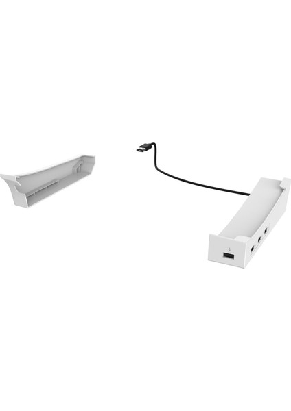 Slim Konsol Yatay Stand Düzenleyici 4 USB Portlu Parçalar Için (Yurt Dışından)