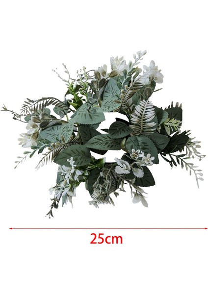 Hassas Çiçek Aranjmanı ile Mum Çelenk (Yurt Dışından) fiyatları