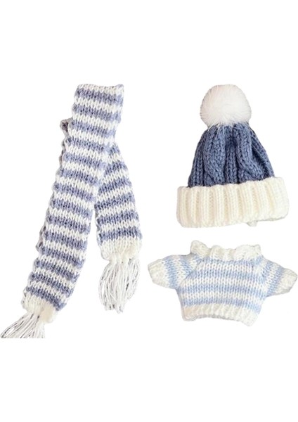 Giysileri Set Giydirme Giysi Ş Giysileri Için Kolye Mavi Set (Yurt Dışından)