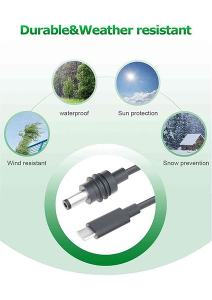 Mini Kablo 10FT Mini USB C - Dc Güç Kablosu Için (Yurt Dışından) fırsatları