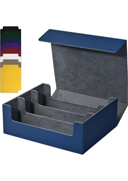 Kart Saklama Kutusu, Ticaret Kartları Için, 1800+ Pu Kart Deste Kutusu, Mavi (Yurt Dışından) fırsatları