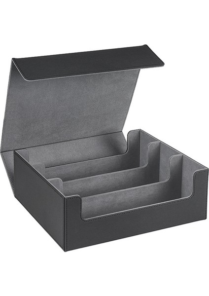 Kart Saklama Kutusu, Ticaret Kartları Için, 1800+ Pu Kart Destesi Kutusu, Siyah (Yurt Dışından)