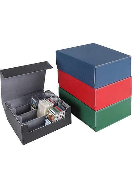 Kart Saklama Kutusu, Ticaret Kartları Için, 1800+ Pu Kart Destesi Kutusu, Siyah (Yurt Dışından) fiyatları