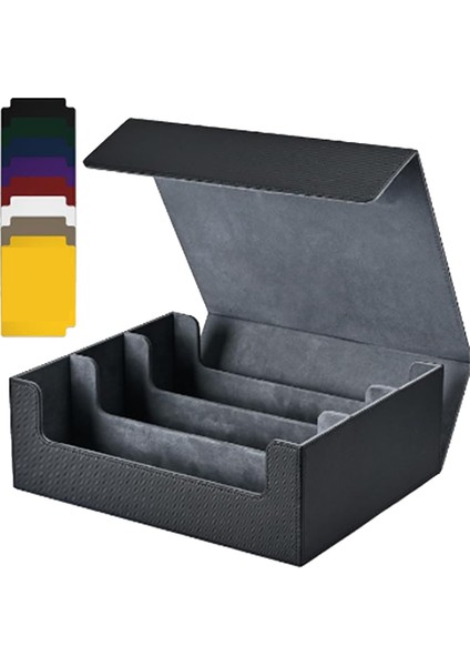 Kart Saklama Kutusu, Ticaret Kartları Için, 1800+ Pu Kart Destesi Kutusu, Siyah (Yurt Dışından) fırsatları