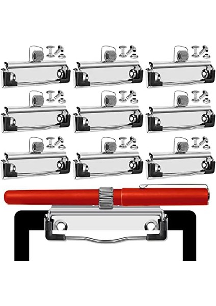 Ofis Okul Için Kalem Tutuculu 14 Adet Monte Edilebilir Pano Klipsleri (Yurt Dışından)