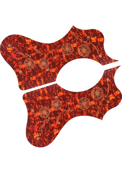2 Pack 41 "akustik Pickguard Çiçek Çiçek Anti-Çizelge I (Yurt Dışından) modelleri
