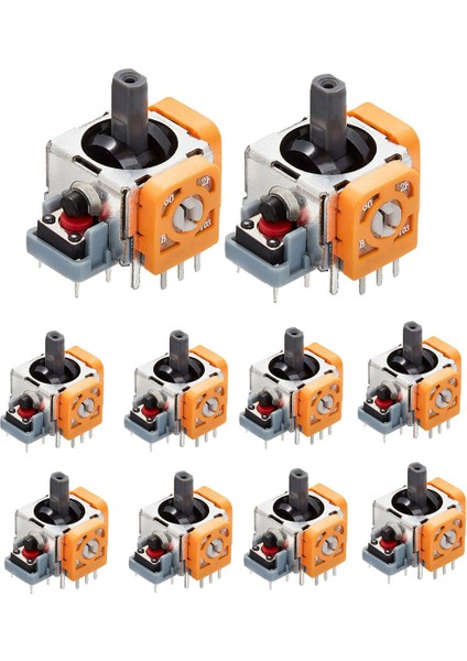 10 Adet 3D Analog Joystick One S Kontrol Ünitesi Parçaları (Yurt Dışından)