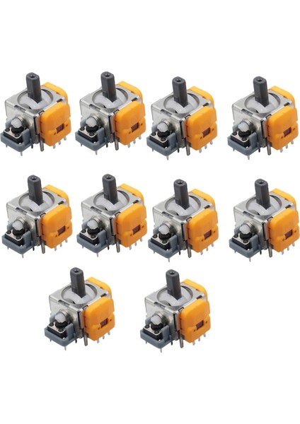 10 Adet Hall Elektromanyetik Joystick (Yurt Dışından)