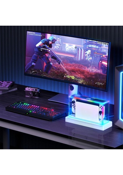 Akrilik Şeffaf Toz Kapağı ve 16LED Renkli Işık Tabanı ile (Yurt Dışından) fırsatları