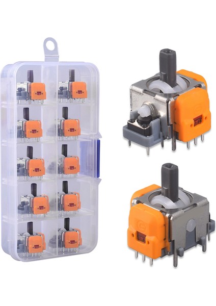 10 Adet 3D Hall Etkisi Ayarlanabilir Joystick Switch Pro Için Kayma Yok (Yurt Dışından)