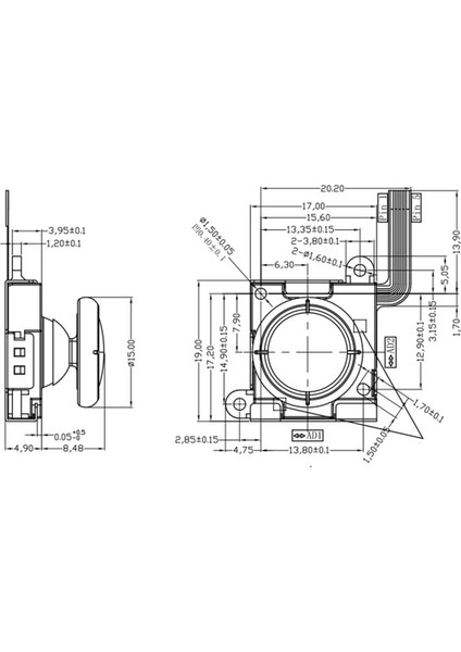 2 Adet Yükseltilmiş Hall Elektromanyetik Joystick Swith OLED Ns Lite Için (Yurt Dışından) fiyatları