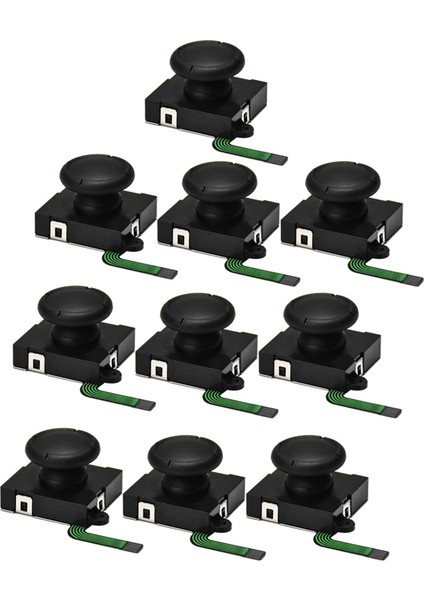 Switch Lite Için 10 Adet Joystick 3D Analog Joystick Başparmak Çubukları (Yurt Dışından)