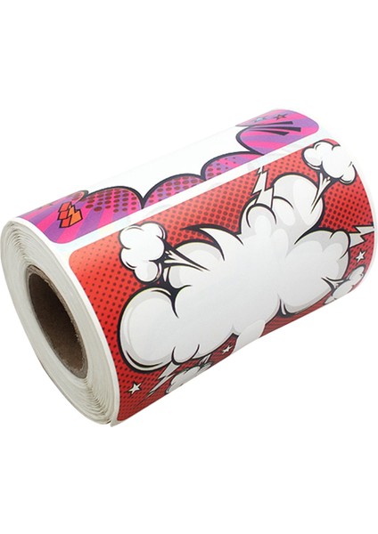 250 Adetrulo Isim Etiketi Çıkartmaları 6 Renk 250 Ofis Için Etiket Çıkartmaları (Yurt Dışından)